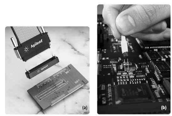 圖1. 這些照片對&ldquo;設計中包括連接&rdquo;的探頭和&ldquo;事后連接&rdquo;的探頭進行比較。