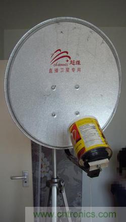 最簡(jiǎn)單使用的天線&mdash;&mdash;罐頭天線，可做正饋大鍋饋源！ 