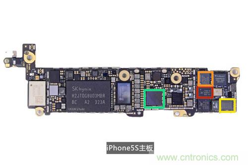 土豪金iPhone 5S拆解：內(nèi)部結(jié)構(gòu)升級(jí)，維修難度增加