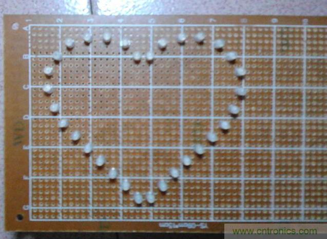 三八節(jié)將至！DIY心形LED流水燈！你們懂的~