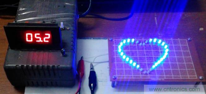 三八節(jié)將至！DIY心形LED流水燈！你們懂的~