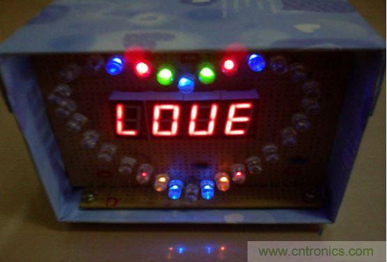 零基礎(chǔ)小白也可以做的愛心彩燈，送給心愛的Ta