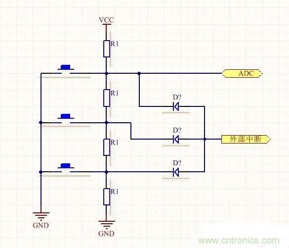 單片機按鍵設計的四個方案詳解