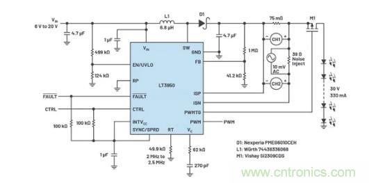 玩轉(zhuǎn)LTspice丨生成LED驅(qū)動器的波德圖，你學會了沒？