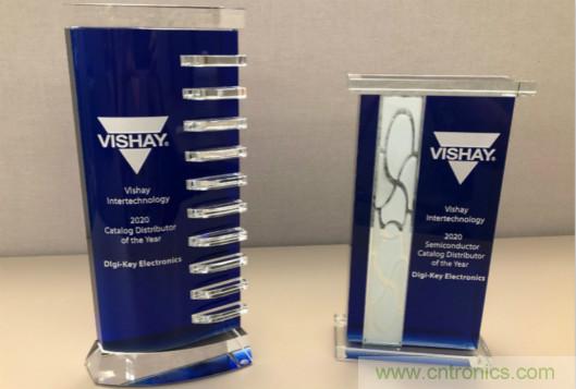 實(shí)現(xiàn)合作共贏！Digi-Key斬獲Vishay頒發(fā)的兩項(xiàng)大獎(jiǎng)