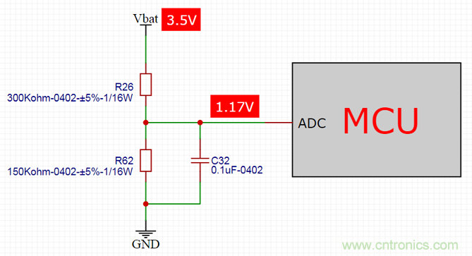 電池電壓偵測(cè)電路&ldquo;踩坑&rdquo;：分壓電阻的精度竟然是5%，不是1%
