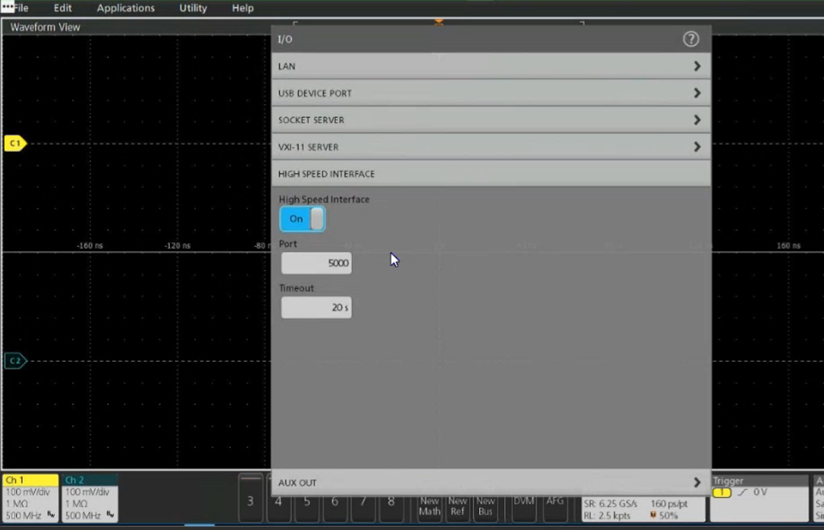 開啟TekHSI高速接口功能，加速波形數(shù)據(jù)遠(yuǎn)程傳輸