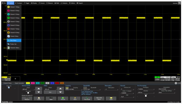 基本示波器操作